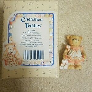 Cherished teddies "child of kindness" teddy with bunny